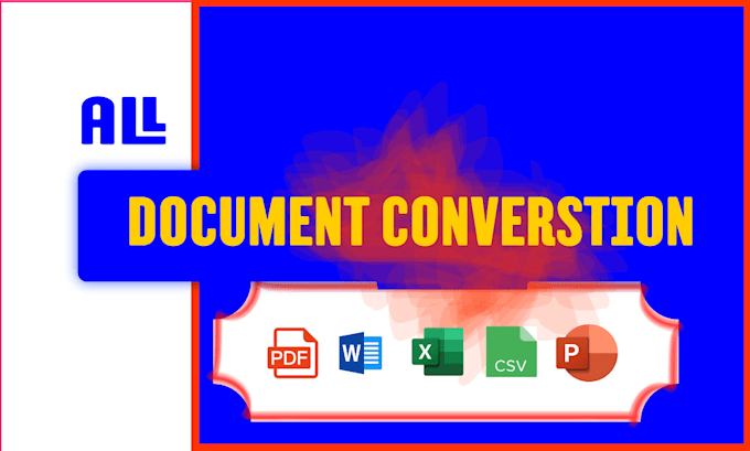 Gig Preview - Convert pdf to word and pdf to excel