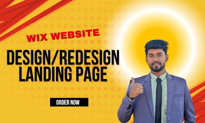 Gig Preview - Design a high converting wix landing page for your business