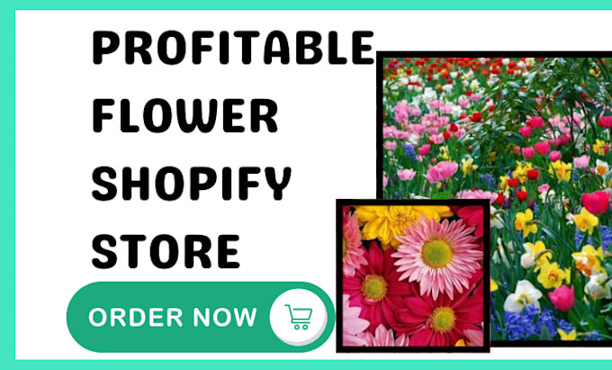 Bestseller - design flower shopify flower store garden store flower website florist website