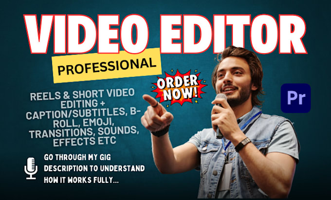 Gig Preview - Do instagram reels editing, video editing for youtube, shorts, tik tok video ads