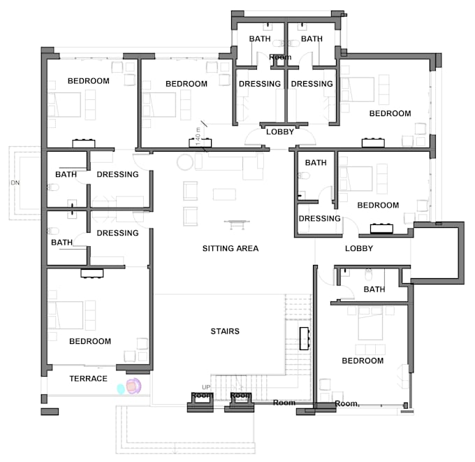 Gig Preview - Redraw floor plan for real estate agent