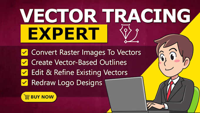 Bestseller - vectorize, redraw, trace and edit image to png or svg in adobe illustrator