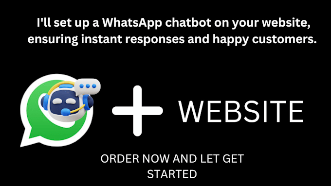 Gig Preview - Setup whatsapp ai chatbot for your website