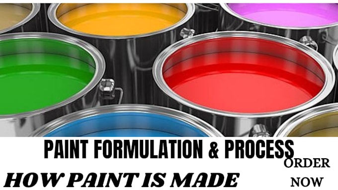 Gig Preview - Develop a paint formulation, polymer, color products and chemical products