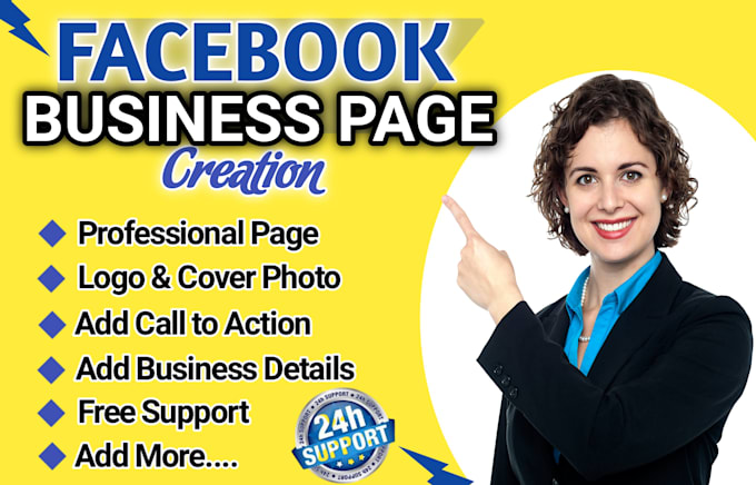 Gig Preview - Create facebook business page with logo and cover photo design