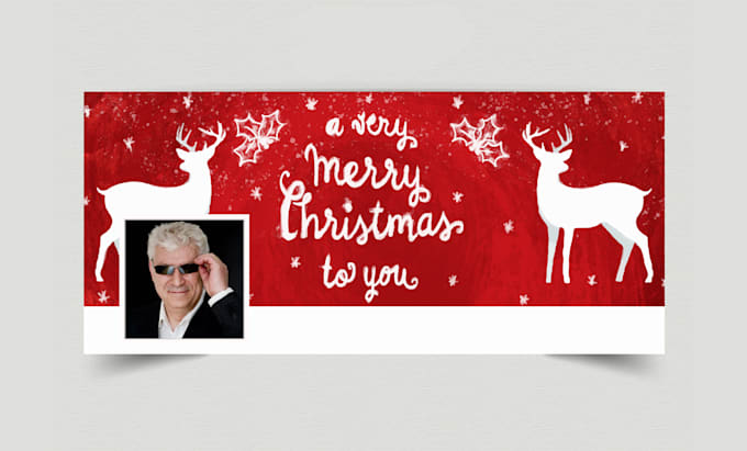 Gig Preview - Design a merry christmas facebook cover