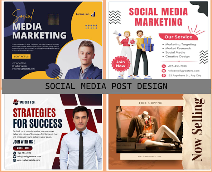 Bestseller - do professional social media post design for you