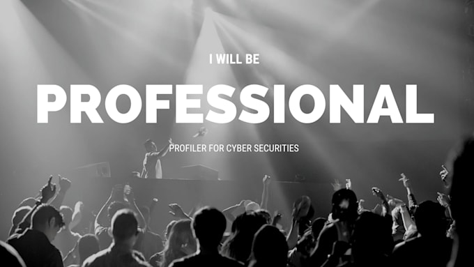 Gig Preview - Be your professional profiler for any case