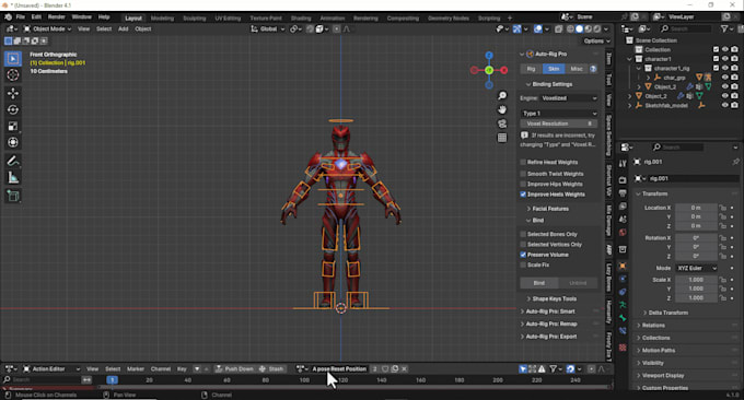 Bestseller - animate your rigged 3d avatar and I can rig them or I can do both