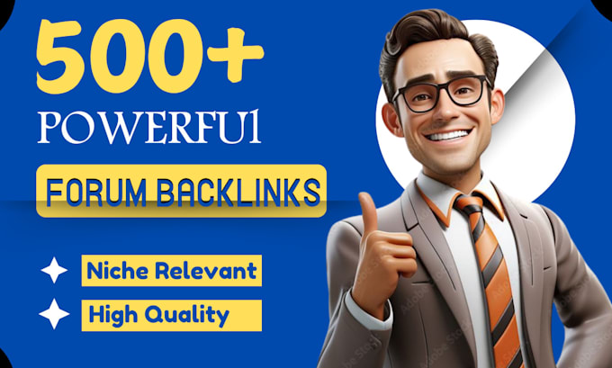 Gig Preview - Create mix forum foundation dofollow nofollow backlinks