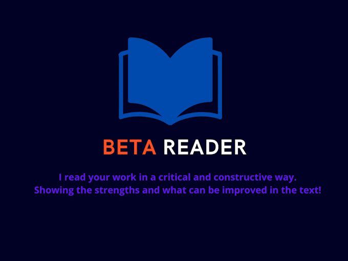 Gig Preview - Be your beta reader of your stories in a contrutive way