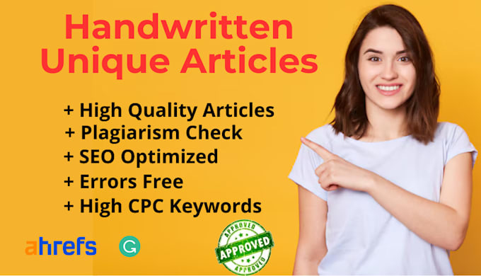 Gig Preview - Write uniques articles for adsense approval