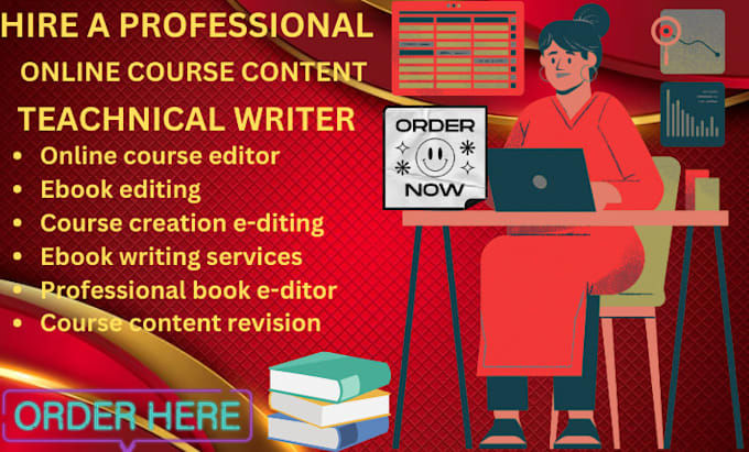 Bestseller - edit online course creation, ebook online course, ebook writing as book editor