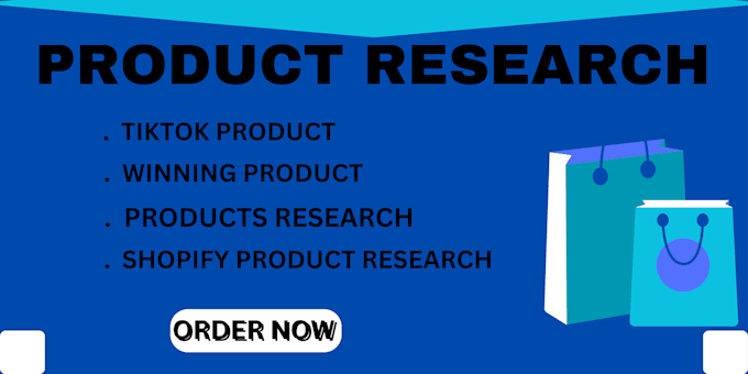 Gig Preview - Do research winning products for shopify dropshipping store