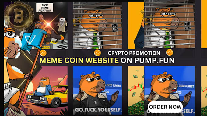 Gig Preview - Design meme coin landing page meme coin website crypto website pepe website