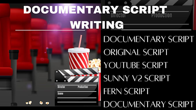 Gig Preview - Write fern script documentary script youtube script shooting script pitch script