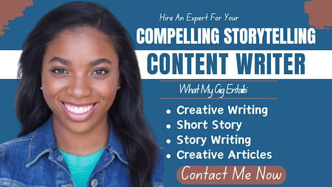 Gig Preview - Write the best narratives storytelling content books and ebooks