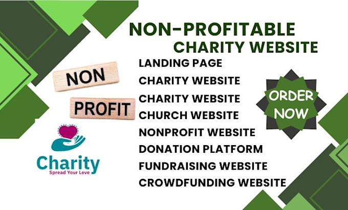 Gig Preview - Setup nonprofit website charity website and fundraising website