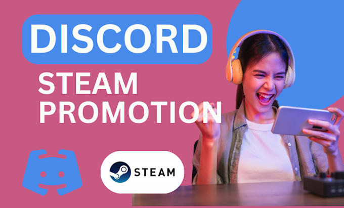 Gig Preview - Do discord server promotion for steam game,game server promotion for steam game