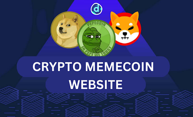 Gig Preview - Design memecoin landing page, crypto website, memecoin website, token website