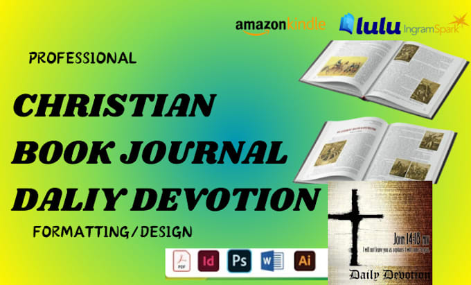 Gig Preview - Design, format amazon christian ebook, daily devotion, journal prayer book KDP