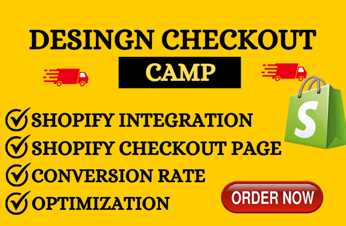 Gig Preview - Customize shopify checkout page, checkout champ, shopify cro with audit