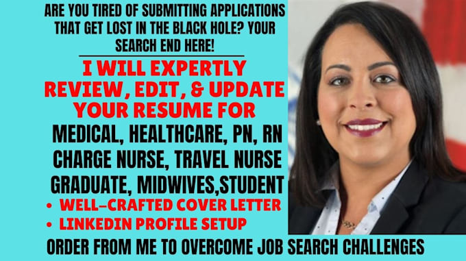 Gig Preview - Craft a job winning 24hr medical resume for nursing, healthcare, biotech, rn, CV