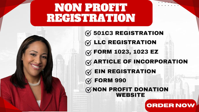 Bestseller - do non profit registration, reinstate 501c3, form 1023ez, bylaws, ein, nonprofit