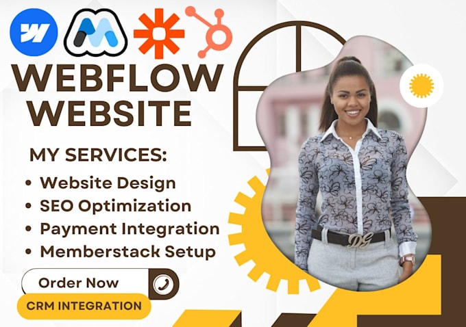 Gig Preview - Integrate memberstack zapier hubspot firebase payment gateway webflow website