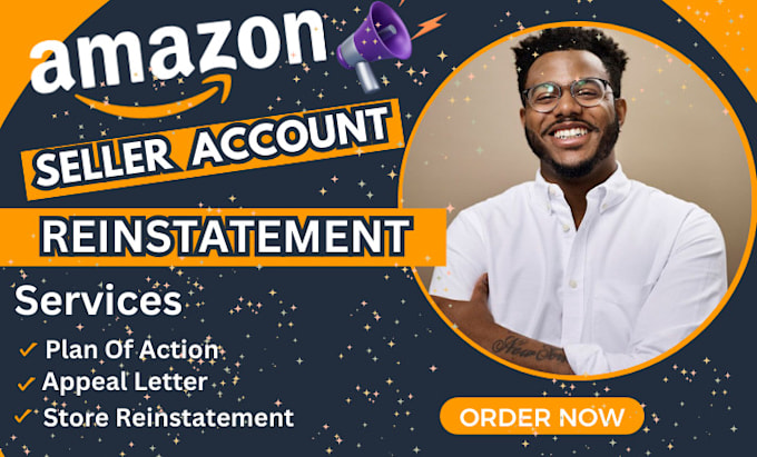 Gig Preview - Do amazon account reinstatement section 3 account reactivation appeal letter