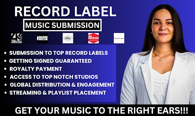 Gig Preview - Submit your songs to record label managers, labels signing talented artist