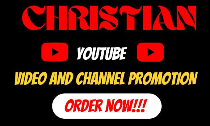 Gig Preview - Do organic christian youtube promotion