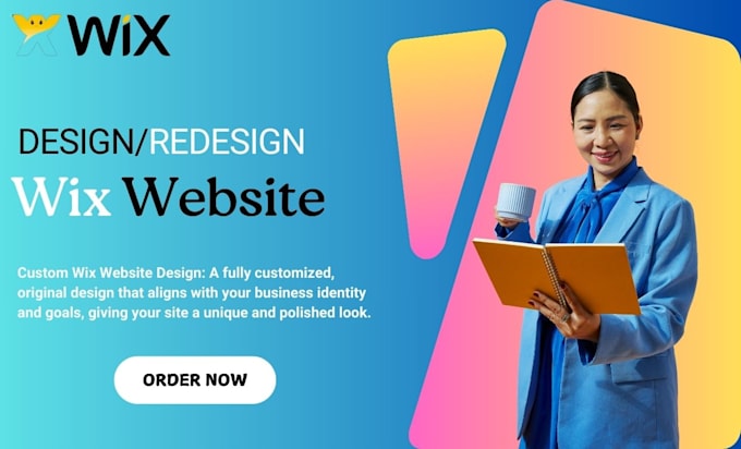 Gig Preview - Wix website design, redesign wix website, wix development wix online store