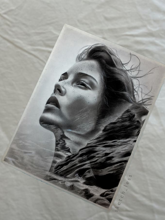 Gig Preview - Providing services for making realistic black and white pencil paintings