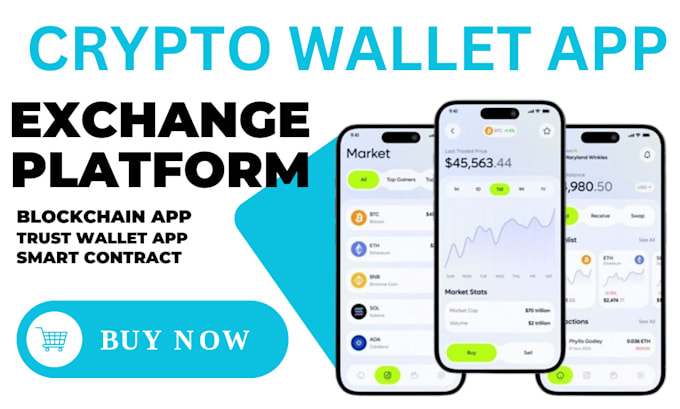 Gig Preview - Build crypto wallet app payment app crypto website blockchain app exchange app