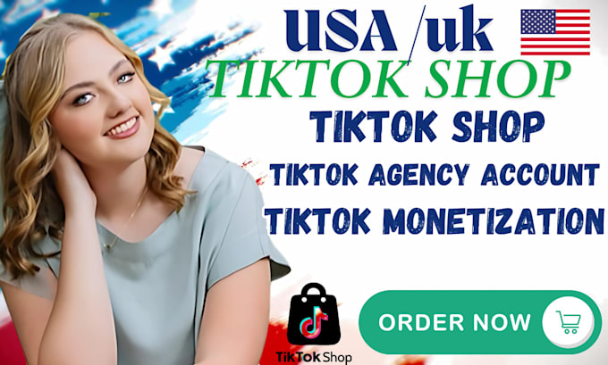 Gig Preview - Us tiktok shop llc tiktok agency account UK tiktok non USA resident tiktok shop