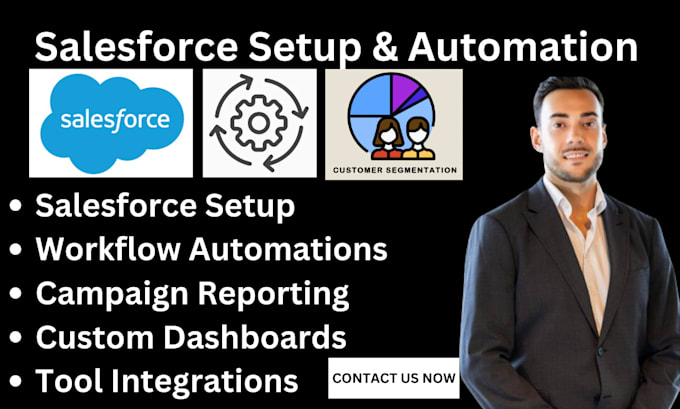 Bestseller - setup salesforce marketing automations, campaign tracking, customer segmentation