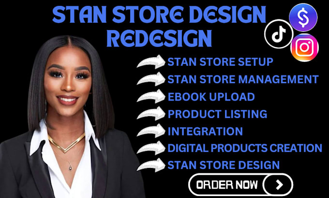 Gig Preview - Set up stan store, digital product, stan store marketing