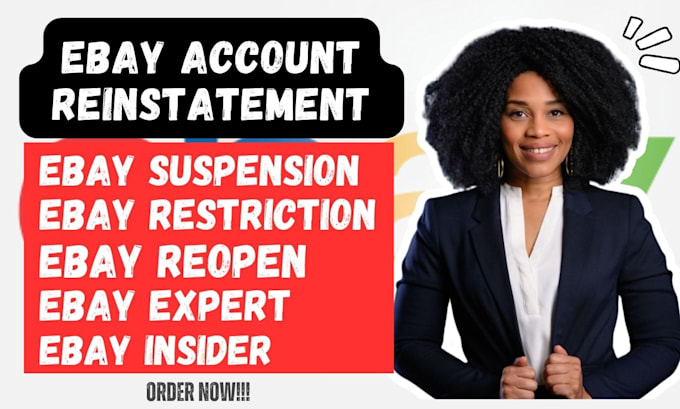 Gig Preview - Ebay reinstatement ebay suspension ebay account appeal ebay mc011 ebay expert