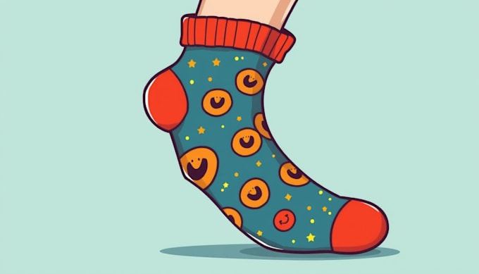 Gig Preview - Do creative socks unique sock design