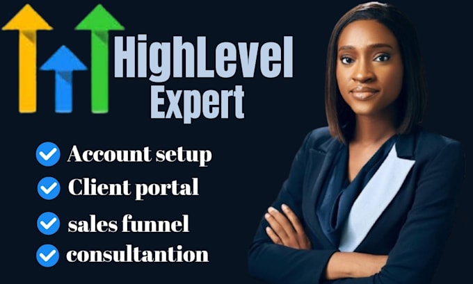 Gig Preview - Set up gohighlevel community client portal funnel website gohighlevel workflow