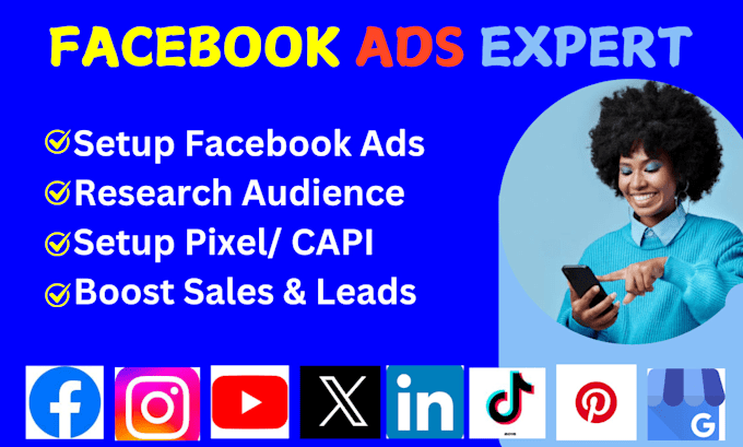 Gig Preview - Setup facebook ads campaign, instagram ads campaign for sales and leads