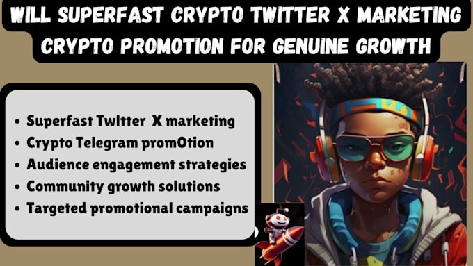 Gig Preview - Superfast crypto twitter x marketing crypto telegram promotion for real growth