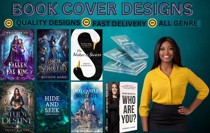 Gig Preview - Do professional book cover design ebook cover design KDP  book cover design