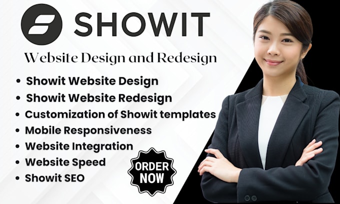 Gig Preview - Design showit website redesign and customize showit website and template design