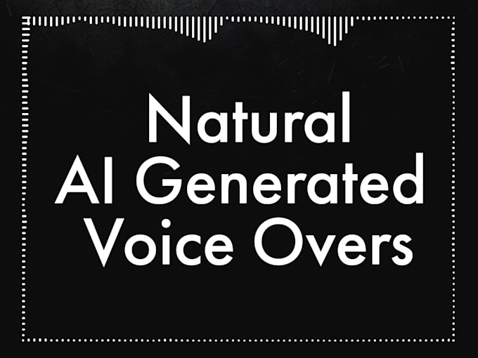 Gig Preview - Generate natural ai voice overs for your projects