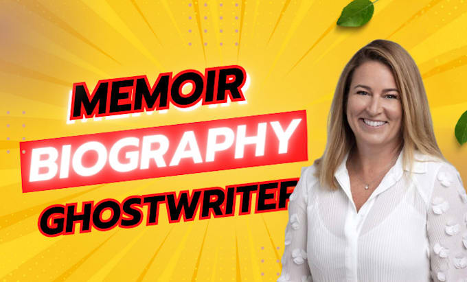 Gig Preview - Write your memoir biography writer nonfiction autobiography brand story