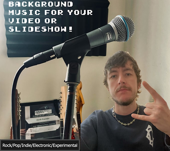 Gig Preview - Create background music for your video or slideshow