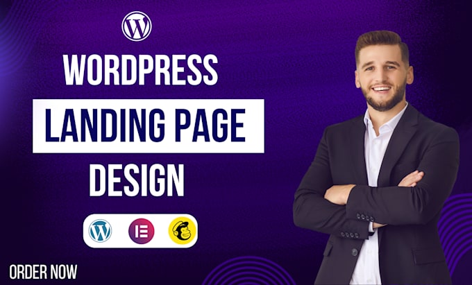 Gig Preview - Do build wordpress landing page with elementor page builder