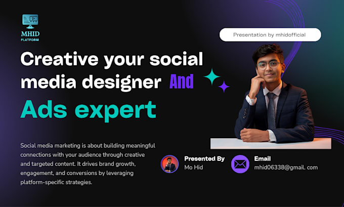 Gig Preview - Creative social media designer and ads experts management